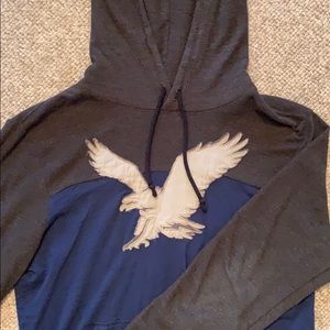 American Eagle Thermal Pullover Hoodie
